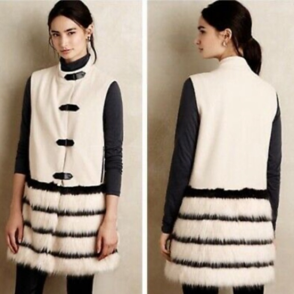 Anthropologie Fur Vest